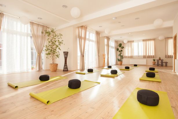 estúdio de yoga
